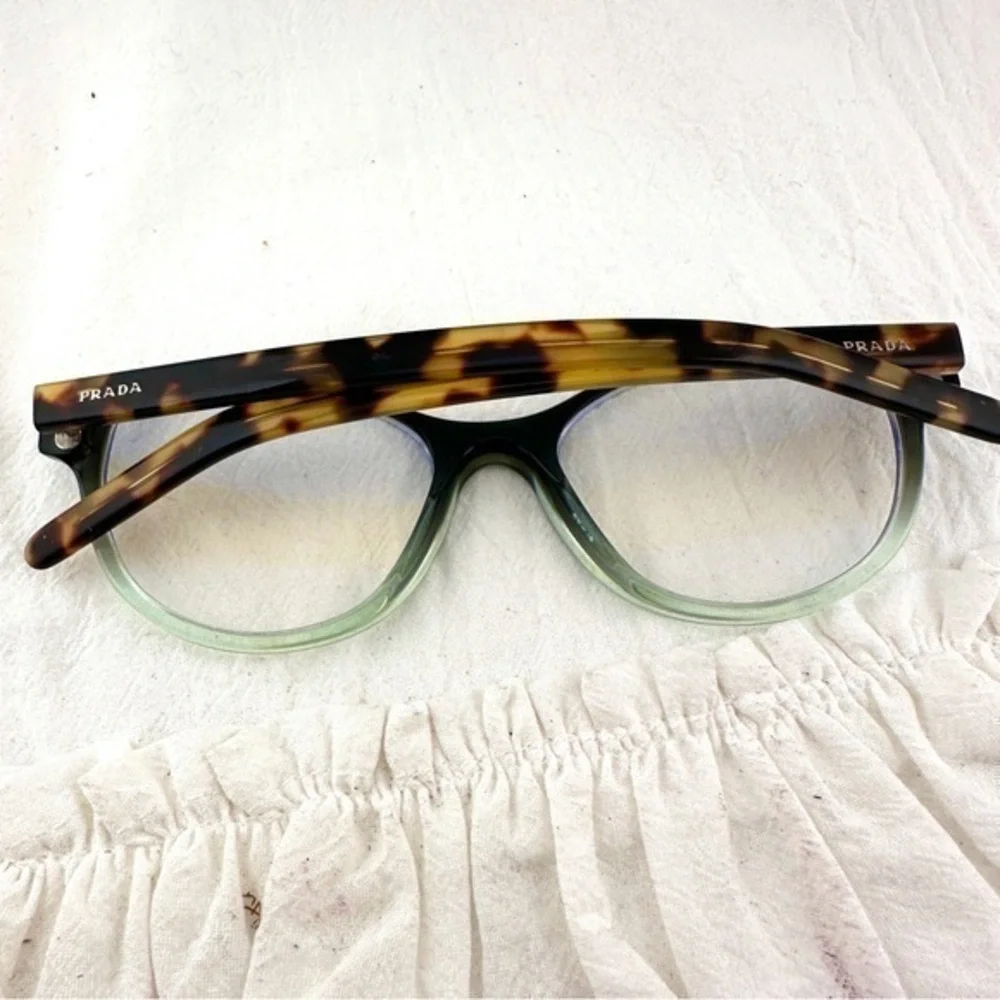 Prada VPR 12V gradient green glasses - 52-18-140